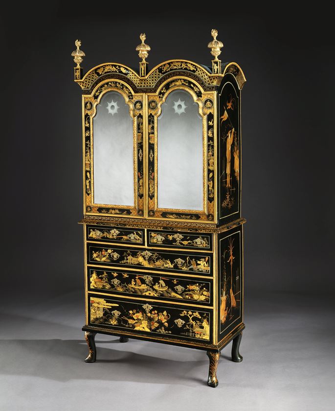 A George I black and gold japanned cabinet | MasterArt